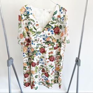 Tash & Sophie Floral Mini Fitted Skater Dress 20W